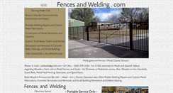 Desktop Screenshot of fencesandwelding.com