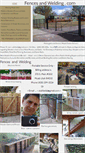 Mobile Screenshot of fencesandwelding.com